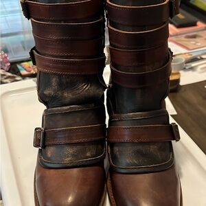 New Freebird Darlin Brown Leather Boots